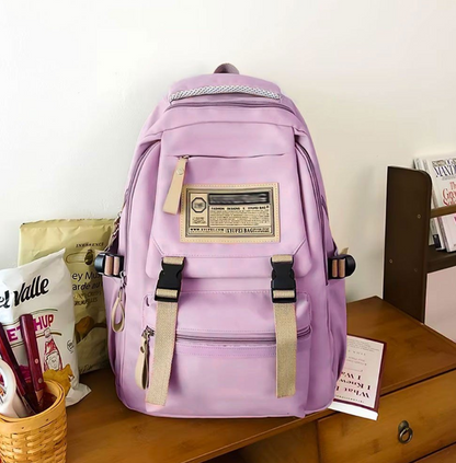 Mochila universitária - Estilo Coreana - 2 Divisórias