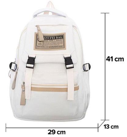 Mochila universitária - Estilo Coreana - 2 Divisórias