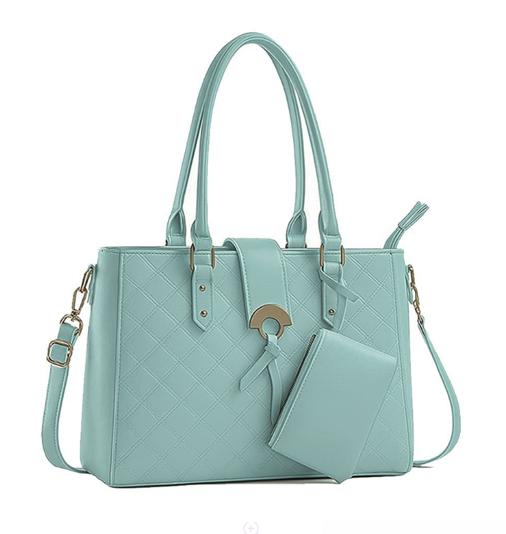 Bolsa Feminina Grande de Ombro com alça REMOVÍVEL - Três Zíperes