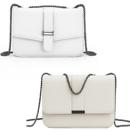 Bolsa Feminina transversal com alça de corrente ajustável - Fecho Magnético
