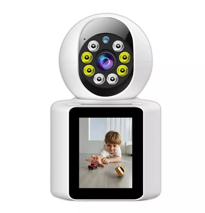 Câmera Wi-Fi Inteligente 4MP com tela integrada e Vídeo Chamada