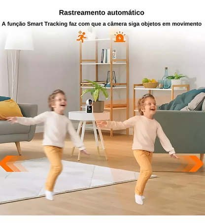 Câmera Wi-Fi Inteligente 4MP com tela integrada e Vídeo Chamada