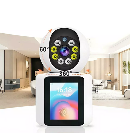 Câmera Wi-Fi Inteligente 4MP com tela integrada e Vídeo Chamada