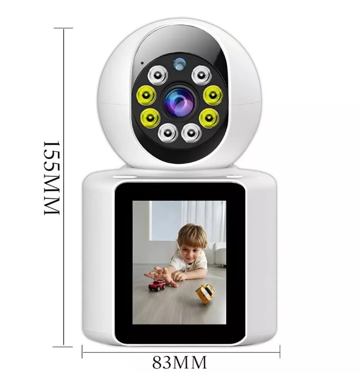 Câmera Wi-Fi Inteligente 4MP com tela integrada e Vídeo Chamada