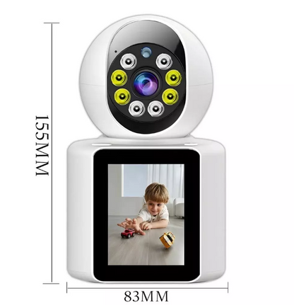 Câmera Wi-Fi Inteligente 4MP com tela integrada e Vídeo Chamada