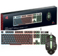 Kit teclado e mouse Gamer com Fio Led RGB