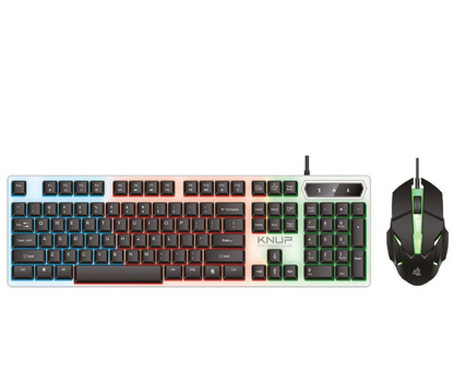 Kit teclado e mouse Gamer com Fio Led RGB