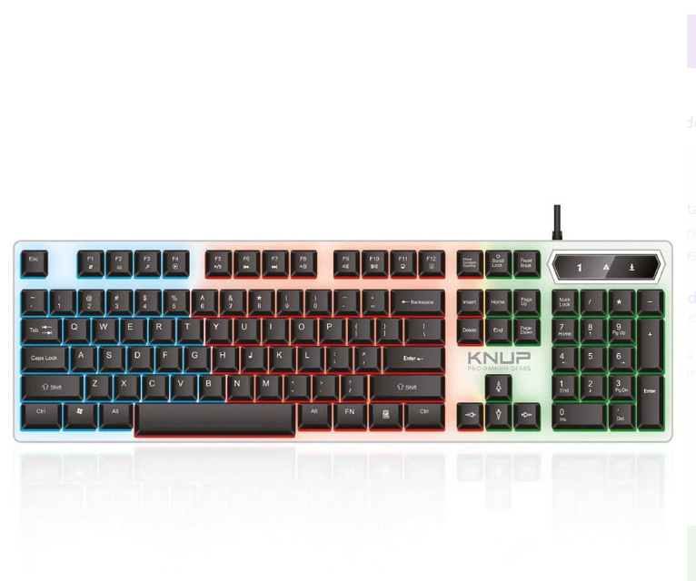 Kit teclado e mouse Gamer com Fio Led RGB