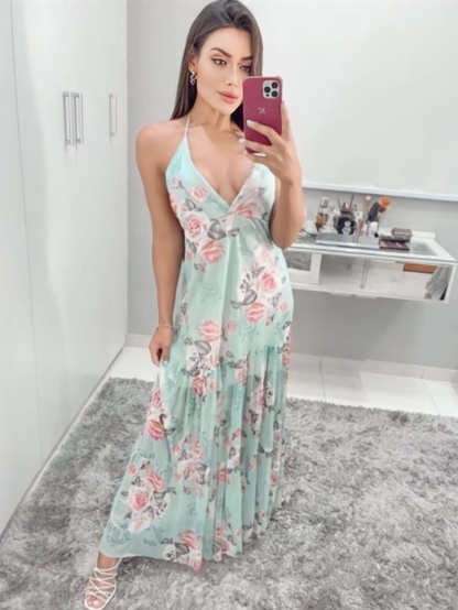 Vestido longo tule - Sofia