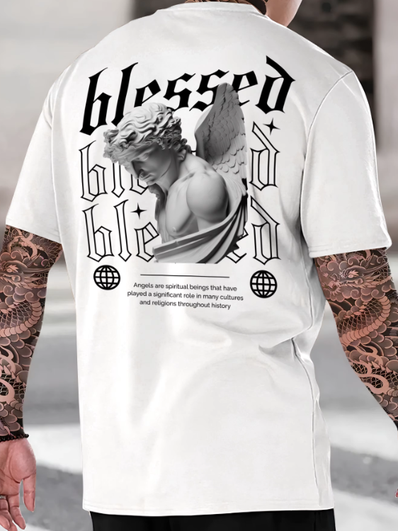 Camiseta masculina Streetwear - Blessed