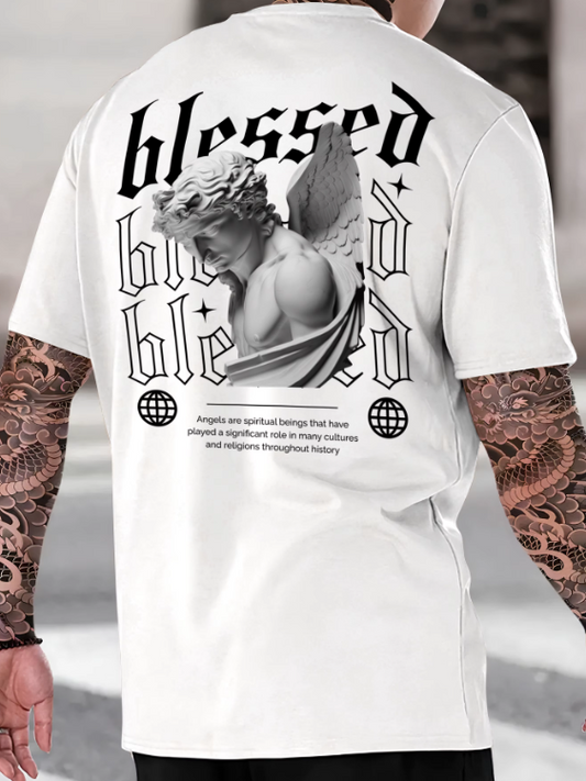 Camiseta masculina Streetwear - Blessed
