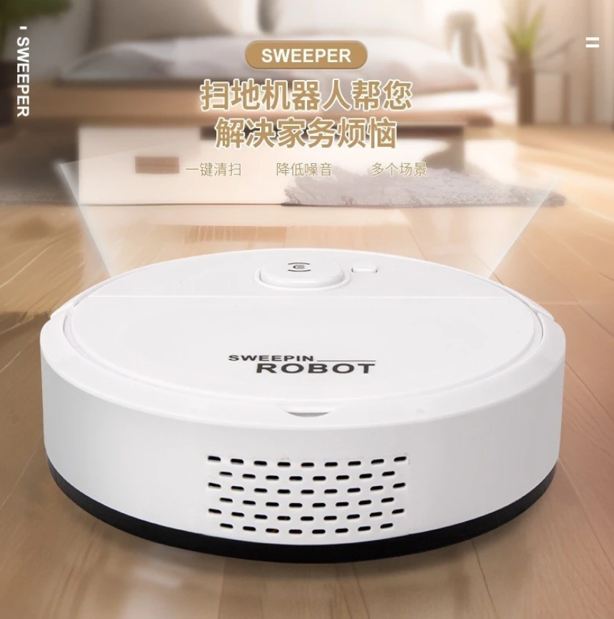 Varredora & Aspirador Robótico de Pó 3 em 1 - (Inteligente e Silencioso)