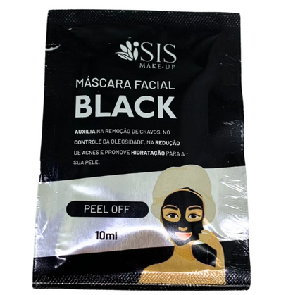 Máscara Peel Off Facial Black Isis Make-Up IS1074 - Kit c/ 10 unid