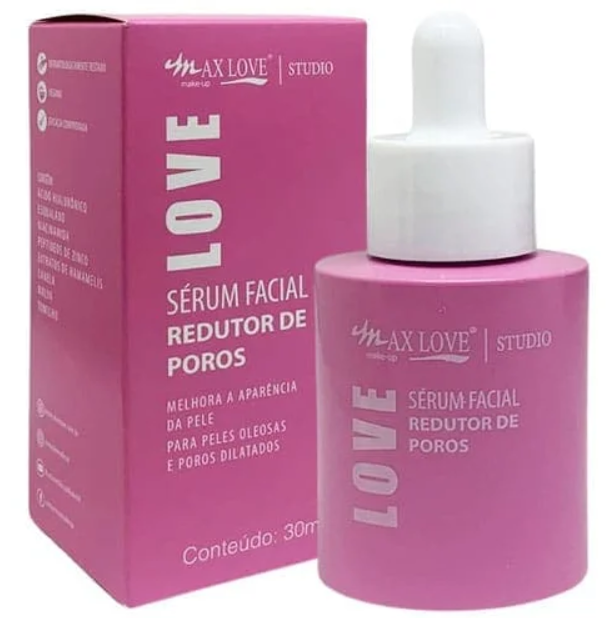 Sérum Facial Redutor de Poros Max Love