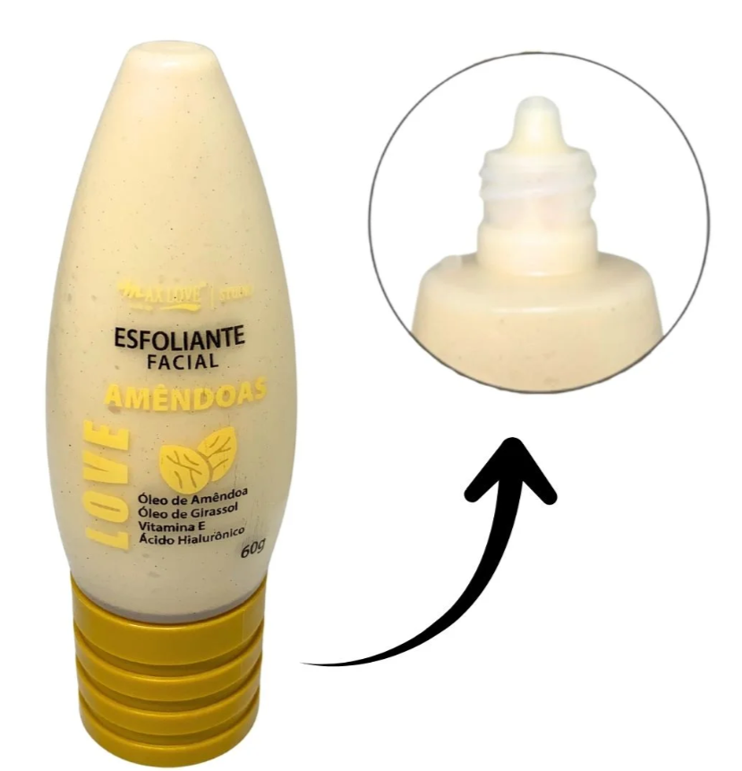 Esfoliante Facial Amêndoas Love Max Love