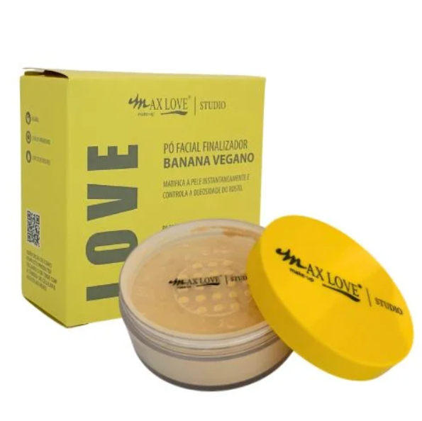 Pó Facial Finalizador Banana Vegano Max Love