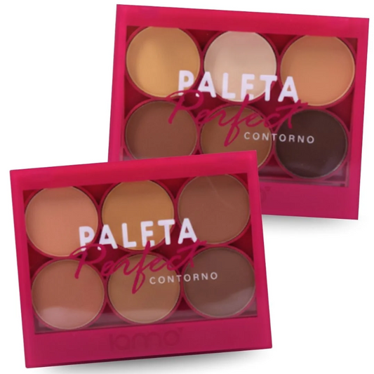 Paleta Contorno Perfect Iamo YS43013 - Kit c/ 02 unid