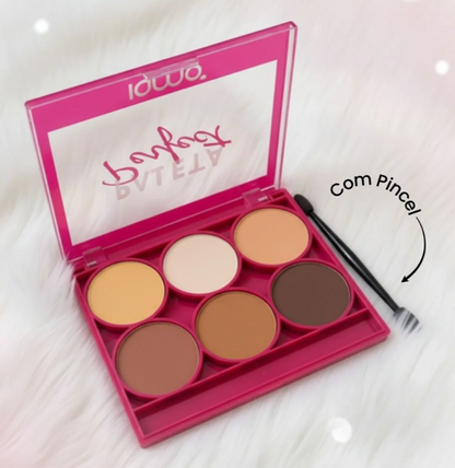Paleta Contorno Perfect Iamo YS43013 - Kit c/ 02 unid