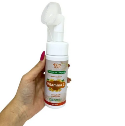 Mousse de Limpeza Facial Vitamina C Bella Bem Me Quero