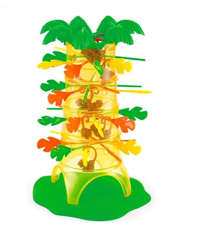 Jogo cada macaco no seu Galho - Brinquedo Infantil - 2 UNIDADES