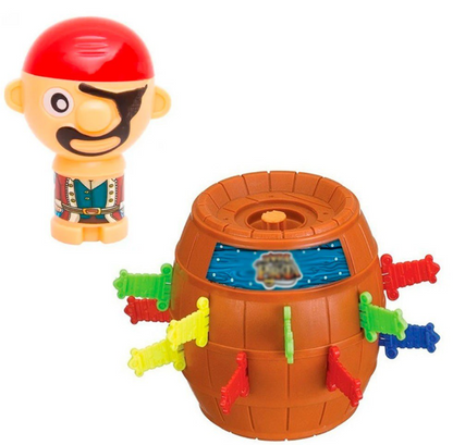 Jogo Pula Barril do Pirata - Grande/Infantil