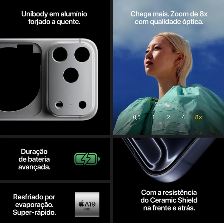 Iphone 17 Pro Max 256GB - Azul & Laranja