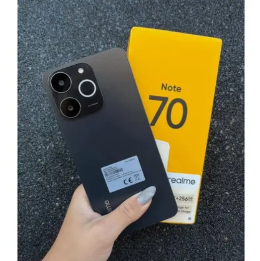 Smartphone Realme Note 70, 128GB, 4GB RAM, Android 14, Tela 6,67