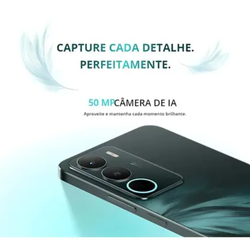 Smartphone Realme C71, 256GB, 4GB RAM, Câmera 50MP, Android 15, Tela 6,6 120Hz, Bateria 6300mAh, NFC, Dual SIM, Verde e Branco