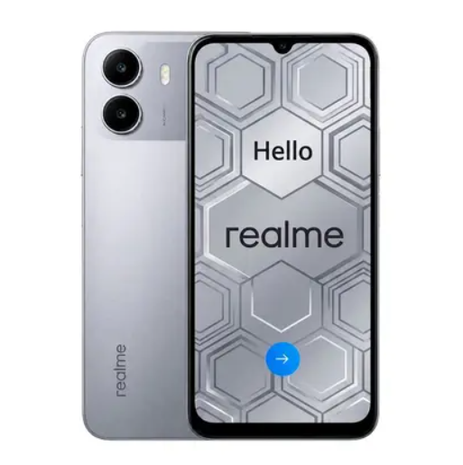 Smartphone Celular Realme P4 Lite 256GB, 4GB RAM, Tela 6,67 polegadas AMOLED 120 Hz - Cinza e Roxo