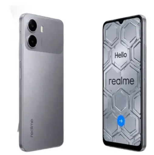 Smartphone Celular Realme P4 Lite 256GB, 4GB RAM, Tela 6,67 polegadas AMOLED 120 Hz - Cinza e Roxo
