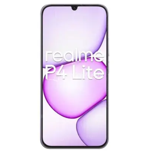 Smartphone Celular Realme P4 Lite 256GB, 4GB RAM, Tela 6,67 polegadas AMOLED 120 Hz - Cinza e Roxo