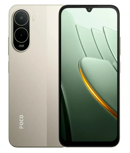 Smartphone Xiaomi Poco C81 Pro 4gb Ram 128gb Rom preto Unisoc T7250 Tela de 6,9 - Preto, Verde e Dourado