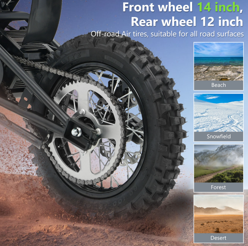 Moto elétrica - Off-Road - 3500W - G3 H3
