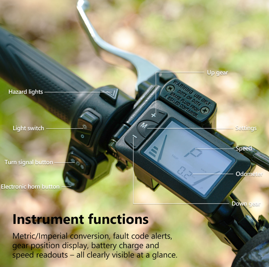 Moto elétrica - Off-Road - 3500W - G3 H3
