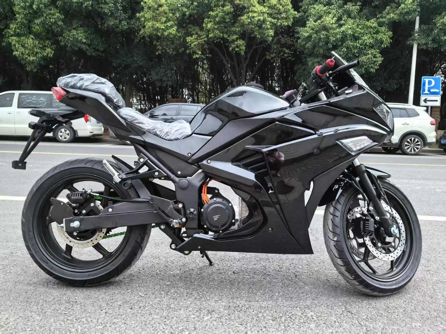 Moto elétrica esportiva 7000W - 160km/h