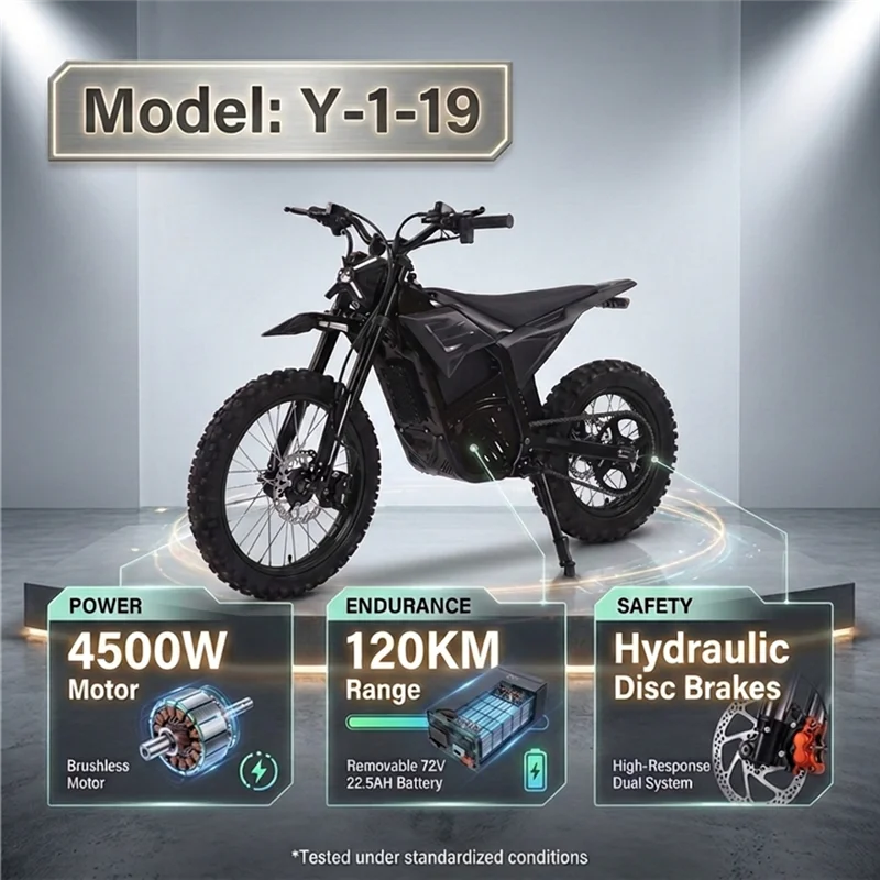 Moto elétrica - US 4500W - Front Wheel