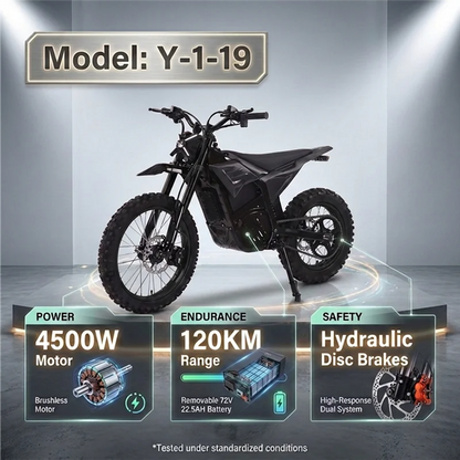 Moto elétrica - US 4500W - Front Wheel