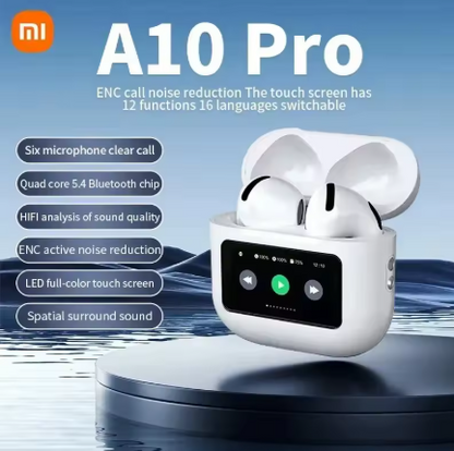 Fones de ouvido sem fio Bluetooth Xiaomi A10Pro.