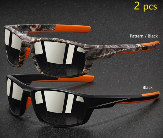 2 Óculos de Sol Esportivos moda Feminina e Masculina