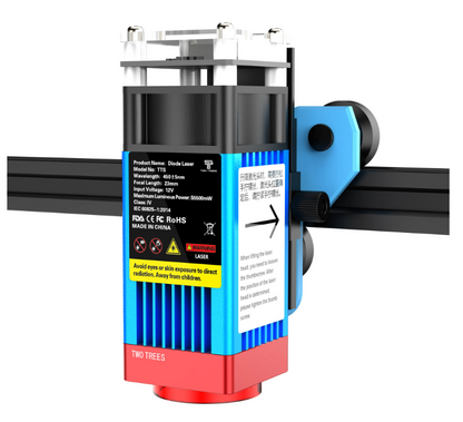Gravador a laser TWOTREES TTS-55 PRO + Módulo de gravação