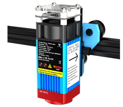 Gravador a laser TWOTREES TTS-55 PRO + Módulo de gravação
