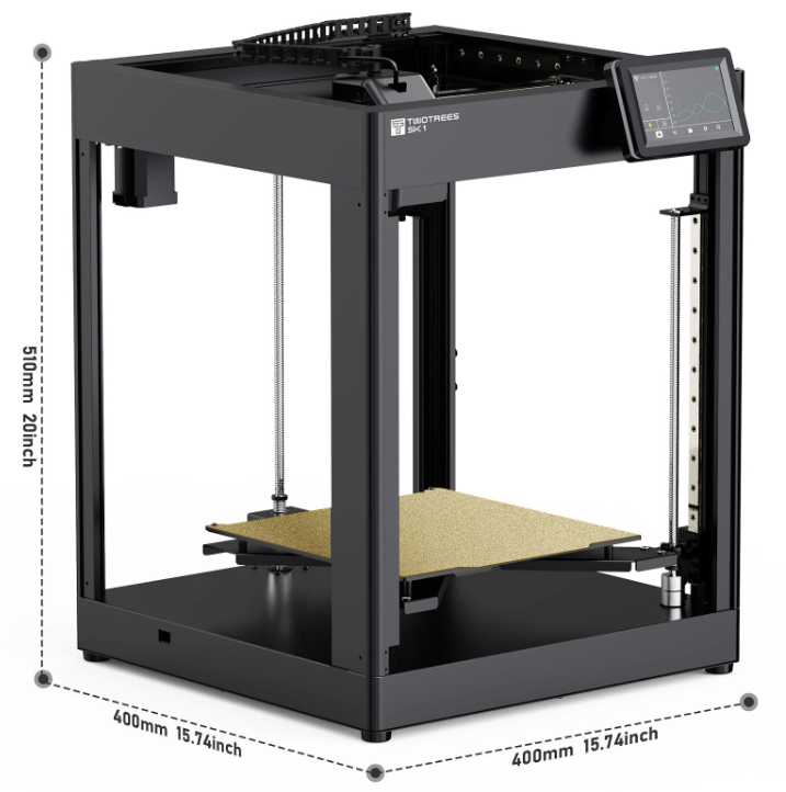 Impressora 3D Twotrees SK1 de alta velocidade 700 mm/s