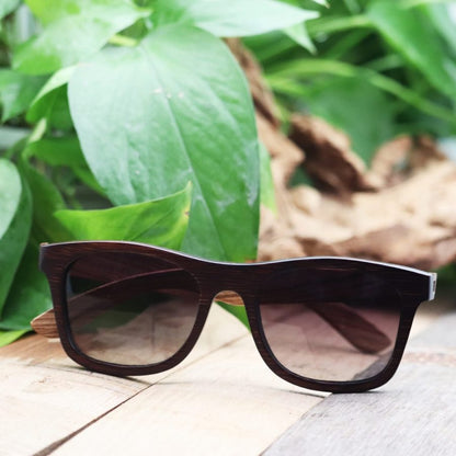 gafas de sol de bambú