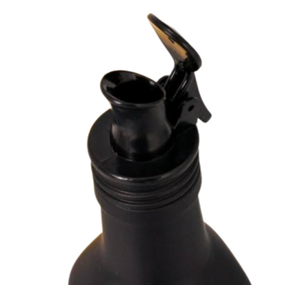 Porta Vinagre Azeite Galheteiro 2 Cores Vidro Decorado c/ Bico 500ML