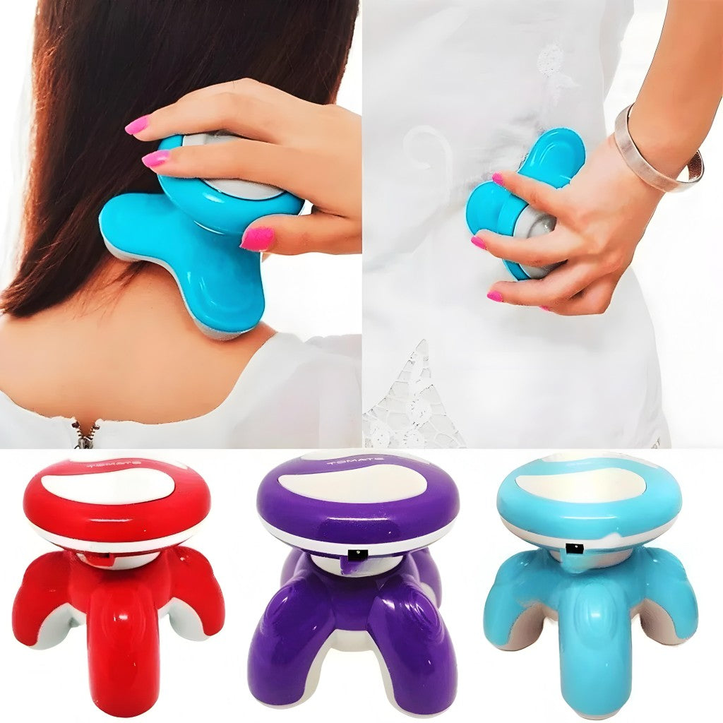 Mini Massageador Elétrico Taiji Relaxante Portátil Tomate AM-002