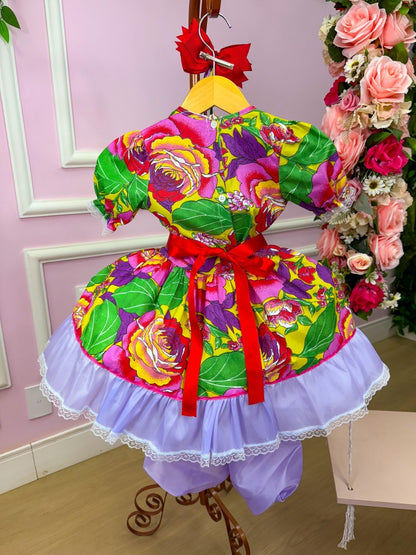 Vestido Junino Tropical Carina