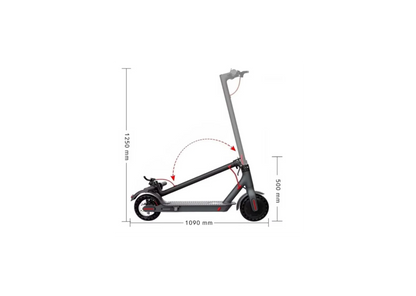 Patinete Elétrico Adulto Dobrável 350W